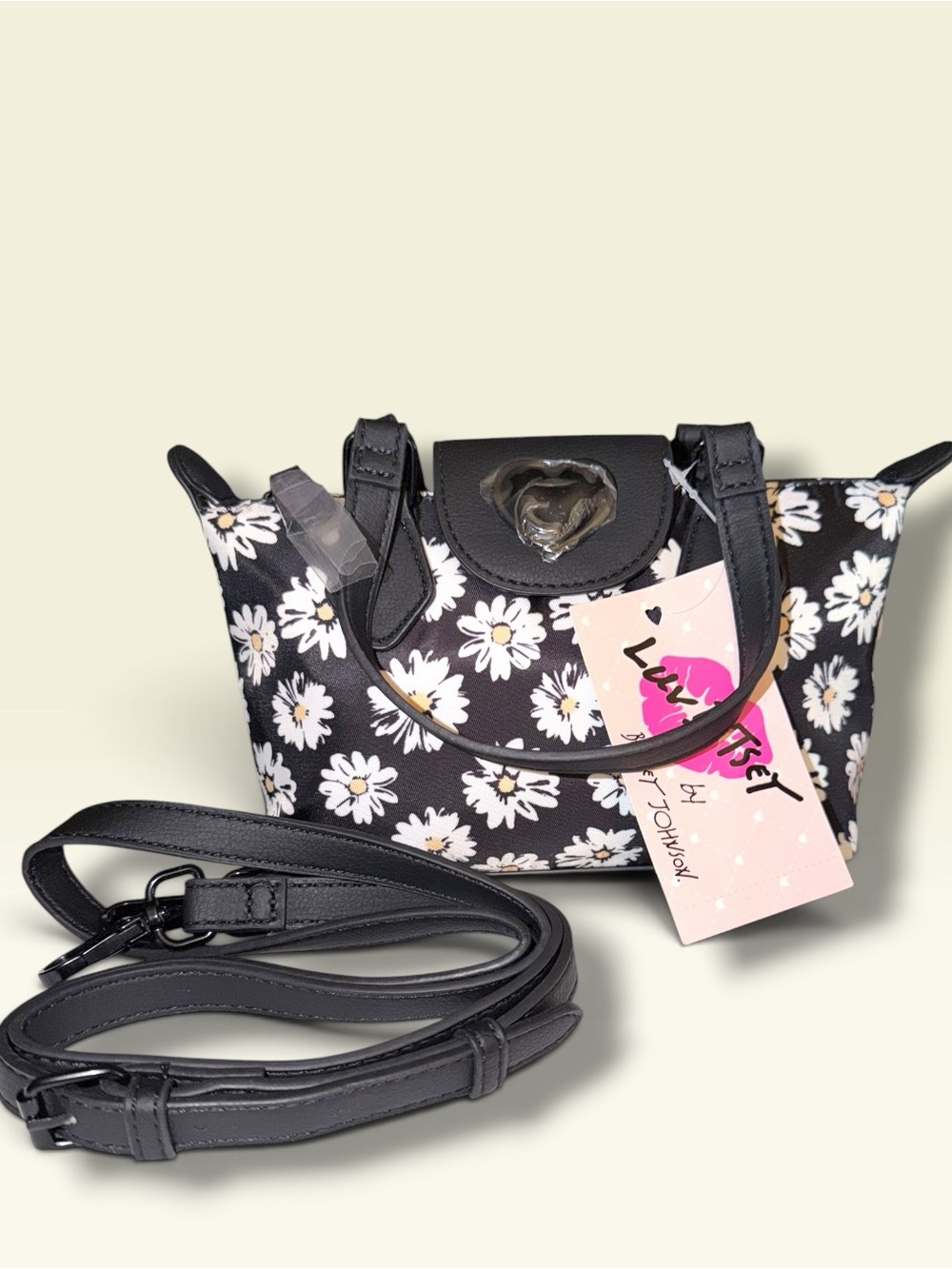 NWT:Luv Betsy by BETSEY JOHNSON Mini Satchel Crossbody Bag